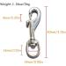 Long Buy Swivel Eye Bolt Snap Hooks  Stainless Steel 316 Marine Grade Scuba Diving Clip  Snap Bolt Trigger Chain Clip  Single Ended Trigger Clasp Pet Buckle  80mm  90mm  101mm  Heavy Duty 3Pcs 80mm - Buy Online on GoSupps.com