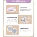 Wobsion Travel Magnifying Mirror with Light 1x/10x LED Compact Mirror - Dimmable 2-Side Illuminated Makeup Mirror, Rechargeable Handheld Pocket Mirror - Gifts for Women (Purple) - Buy Online on GoSupps.com