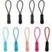 56-Piece Nylon Zip Pendant Set | Replacement Zipper Pulls & Handles for Sportswear Backpacks & Handbags - 28 Colors Available - Buy Online on GoSupps.com