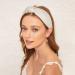 AUHKARUS Fashion Leather Headbands 2Pcs - Non Slip Knotted Headband for Women and Girls - Wide Hair Bands for Hair Makeup, Spa, and Accessories - Great Choice - Buy Online on GoSupps.com