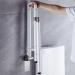 Folding Handrails Toilet Armrest Safety Support Bar for Disabled Elderly Pregnant Children Bathroom Aid Assist Rail Drop Down Grab Grips White Non Slip Stainless Steel Guard Frame - Buy Online on GoSupps.com