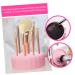 Abaodam Makeup Brush Cleaning Box | Silicone Brush Cleaner & Pad | Compact 7.9x5.25x4.9CM | Pink - Best eCommerce for International Shipping - Buy Online on GoSupps.com