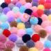 Mruq Pet 100pcs Small Dog Hair Pom Pom Bows with Rubber Bands - 0.98 inches, Yorkie Dog Grooming Accessories FL013-100PCS - Buy Online on GoSupps.com