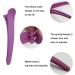 iZhuoKe Matte Colorful Hair Sectioning Clips - Set of 12 Non-slip Duckbill Hairpins for Women, Girls, and Salon Hairdressers | 5.85 inch - Buy Online on GoSupps.com