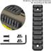 GOTICAL Multi Slot Mlok to Picatinny Rail Adapter | Set of 9 Slots AR Picatinny Rail System - Buy Online on GoSupps.com