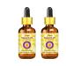 DEve Herbes pure sesame oil (sesamum indicum) with glass droppers natural therapeutic quality cold -pressed (pack of Two) 100ml x 2 (6.76 oz) 100 ml (2 Pack)