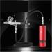 Paint Sprayer Wireless Airbrush Kit with Dual Action Gravity Type Spray Gun for Art Model Body Paint Artist Makeup Nail Tattoos Cake Tools for Painting Ceilings Fences cabinets Tm80s Black E - Buy Online on GoSupps.com
