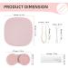 UpaClaire Portable Cute Contact Lens Case & Applicator Kit - Durable 3 Pack for Easy Lens Care - Buy Online on GoSupps.com