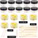 Sgehai 16-Piece Transparent 15ml Jars with Lids - Perfect for Lip Balm Creams & More - Empty Storage Solutions for Your DIY Projects - Buy Online on GoSupps.com