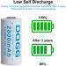 16340 Rechargeable Battery 2800mAh 3.7V Li-ion - 4 Pack for Headlamp & Flashlight | International Shipping - Buy Online on GoSupps.com