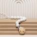 Premium Silicone Pacifier Clip - Safe Holder for Baby and Toddlers - Neutral White - Center Coast Collections - Buy Online on GoSupps.com