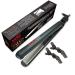MHU 1 Inch Flat Iron - Professional Travel Hair Straightener & Curler with Dual Voltage Titanium Plate Anti-Frizz Fast Heat & Adjustable Temp - Perfect for International Shipping - Buy Online on GoSupps.com