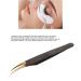 Professional Stainless Steel Finch Eyelash Tweezers - Ergonomic Portable & Curved for False Lashes - Perfect for Beauticians & At-Home Use - Buy Online on GoSupps.com