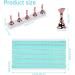 Wisebom Nail Display Stand and Glue Putty 10 Pieces Magnetic Nail Tips Exercise Holder 192 Pieces Adhesive Clay Reusable Acrylic Nails Art Practice Stands for DIY Manicure (Aurora Colour) Aurora Color - Buy Online on GoSupps.com