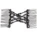 Hair Clip Comb Four Colors Stretchy Comb Clip for Home All Hair Types (Black) - Buy Online on GoSupps.com