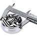 Portable Black and White Striped Round Pill Box Organizer - 3 Compartment Travel Pill Box for International Shipping - Buy Online on GoSupps.com