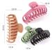 SHALAC Large Hair Claw Clips for Thick Hair - Strong Hold Barrettes for Long Hair - 4 PCS Fashion Accessories for Women and Girls - 4.4 Inch Hair Clamp Clip - Ideal for Heavy Hair - A.Black, Olive Green, Burgundy - Buy Online on GoSupps.com