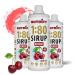 Nutrify Vital Fitness Drink 1:80 Sirup 3x 1 L Advisory Set - cherry beverage concentrate with vitamins and L -carnitine sugar -free - results in 240 liters of sports drink calorie low in 3x 1000 ml cherry (3 pack)