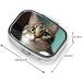 Curious Cat 2 Compartment Pill Case - Cute Travel Pill Organizer for Pocket & Purse Gifts - Buy Online on GoSupps.com