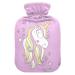 Heat bottle with reference 2 l of durable warm-up bag for hand feet shoulder and neck pain cramps heating press and heat therapy pattern of unicorn pink heart stars_1925877944