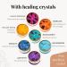 Chakra Candle Box Set of 7 with Crystals | Aromatherapy & Meditation Candles | Perfect Gift for Yoga & Reiki - Buy Online on GoSupps.com