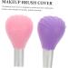 DOITOOL 6pcs Makeup Brush Dust Cover Makeup Cleaner for Brushes Lip Protective Makeup Brush Covers Portable 4.5x4cm As Shown - Buy Online on GoSupps.com