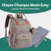 BabbleRoo Baby Diaper Bag Backpack - Stylish Khaki Nappy Backpack for Parents | International Shipping Available - Buy Online on GoSupps.com