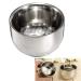 Yanwuwa Metal Razing bowl for men hard-wearing for household shaving soap container for male appearance artifact requirement shaving bowl and brush set