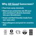 All Good Sunstick Face Sunscreen SPF 30+ (2-Pack) - Water Resistant, Coral Reef Friendly - Beeswax, Zinc, Vitamin E, Shea Butter - Buy Online on GoSupps.com