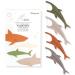 Kids Eco-Friendly Floss Picks 200 Picks Fun Animals and Colors Dental Floss Picks Plant Based (Shark)
