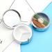 Shop Decorative Round Baseball Print Pill Box - 3 Compartment Portable Medicine Organizer | Metal Pocket Pill Case - Buy Online on GoSupps.com