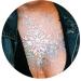 Ludress Crystal Body Stickers Festival Mermaid Breast Stickers Rhinestone Body Jewels Glitter Chest Jewels Tattoo Sparkly Party Body Gems Rave Temporary Tattoos Decoration Make Up for Women and Girls Multi-colored02