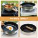 IWOWHERO Camping Portable Pan Griddle Pan Non Stick Fry Pan Pans Egg Pan Flat Skillet Camping Cookware Non Stick Cooking Utensils Mini Pancake Pan Cook Pot Stainless Steel Lightweight - Buy Online on GoSupps.com