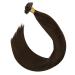 Ugeat Real Hair Bonding Extensions - Dark Brown U-Tip Keratin Bonds 40cm 50 Pieces 50g 16 Inch - Premium Quality - Buy Online on GoSupps.com