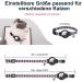 Mouyou Airtag Cat Collar with Bell | Adjustable Soft Nylon Neck Band 22-34cm | Black Net Pattern with Safety Clasp and Silicone Holder - Buy Online on GoSupps.com