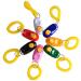 SunGrow Dog Clickers with Wrist Bands 2 Inches Colorful and Practical Set of Simple Convenient and Effective Training Tools for Puppy or Cat 7 Pack United