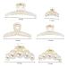 6 Pcs Pearl Hair Claw Clips Set for Thick Long Hair - Strong Hold and Nonslip Styling Accessories for Women and Girls (Color 2) - Buy Online on GoSupps.com