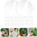 VILLCASE 40 Pcs Acrylic Round Sheet Cake Pan Acrylic Blanks Sheer Panels Acrylic Blank Circle Coaster Wafer - Buy Online on GoSupps.com