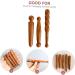 Buy BUIFULSIC 3-in-1 Foot Massager | Reflexology Acupressure Tool | Deep Tissue Thai Massage Roller Red Pear Wood - Buy Online on GoSupps.com