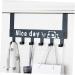 PRETYZOOM Over Door Clothes Hanger Rack Hook up On The Door Coat Rack medium Black - Buy Online on GoSupps.com