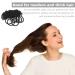 Hanyoushengvance Black Elastic Hair Ties 100 Pcs - Small Hair Ties for Girls and Women (2.5mm) - Thick and Curly Hair - 100PCS - Buy Online on GoSupps.com