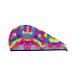 Tie Dye Pattern SamLng Coral Velvet Dry Hair Cap Perfect for Home Travel Pool Parties Beaches Baths and More