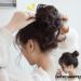 Claw Messy Bun Hair Piece Clip w/ Wavy Curly Chignon - Buy Online on GoSupps.com