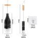 2-Piece Cleaning Bottle Brush Set - Soft Bristles & Hooks for Baby Water & Glass Bottles - Scratch-Resistant Ideal for Lemonade Bottles - Black & White - Buy Online on GoSupps.com