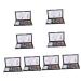 FOMIYES 8 Sets Eyebrow Powder Set Eyebrow Brush Waterproof Flash Suit Female Eyebrow Pencil Cosmetic