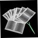 PLAFOPE 80 Pairs Eyeliner Eyeshadow Sticker Eyeliner Stickers LED Eyeliner Strip Crease Eyeline Tape Black - Buy Online on GoSupps.com
