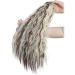 18 Inch Long Curly Ponytail Extension Corn Wavy Drawstring Ponytail Hair Extensions Hair Pieces for Women Sandy blonde & bleach blonde - Buy Online on GoSupps.com