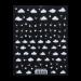 Nails Beauty Self-adhesive Back Glue Nail Supplies Nails Sticker for Summer Nail Art Decorations Nail Art Sticker Star Cloud Nail Sticker(White Clouds)