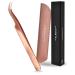At the beauty tweezers diamond edition including case eyelash sink bent nail design accessories eyelashcots artificial eyelashes extensions eyelashes tweezers gimmering eyelash extensions (rose gold)
