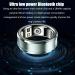 ThyxG Intelligent Portable Health Ring - Fitness & Sleep Tracker with Heart Rate Monitoring Precision Sensor & Multiple Training Modes - Cyan - Buy Online on GoSupps.com